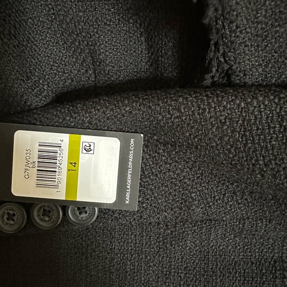 Karl Lagerfeld Paris Tweed Blazer - Picture 5 of 5